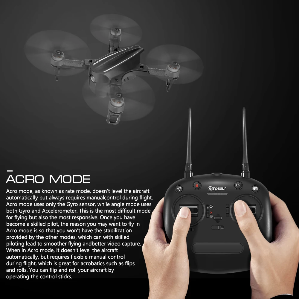 Eachine EX2mini бесщеточный 5,8G FPV камера возврат одной кнопки с безголовым режимом угол/Acro режим RC Дрон Квадрокоптер RTF
