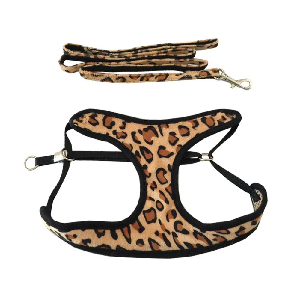 leopard printing TPFOCUS летняя леопардовая печатная жгут для домашних животных для маленьких собак для прогулок на открытом воздухе простая высококачественная одежда для собак - Цвет: leopard printing