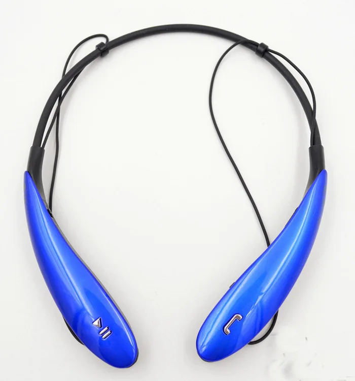 Blue Новые беспроводные Спортивные bluetooth-наушники HBS800 с креплением на шею, стерео наушники с длительным временем ожидания, беспроводная гарнитура для xiaomi/Huaewi - Цвет: Blue