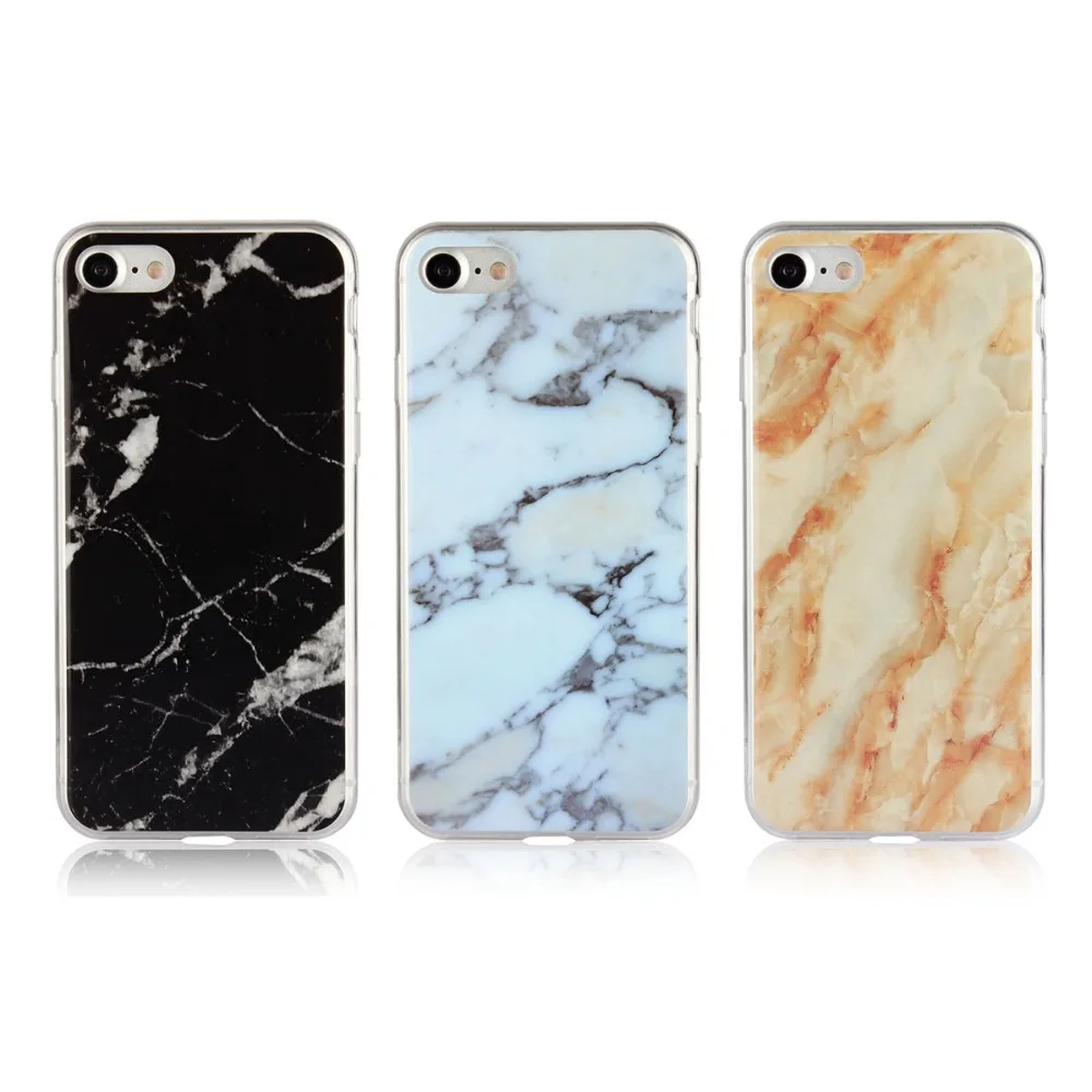 Для iPhone 6/7/7 Plus/6 Plus Мрамор каменные изображения окрашен крышка для 7 6S чехол 6