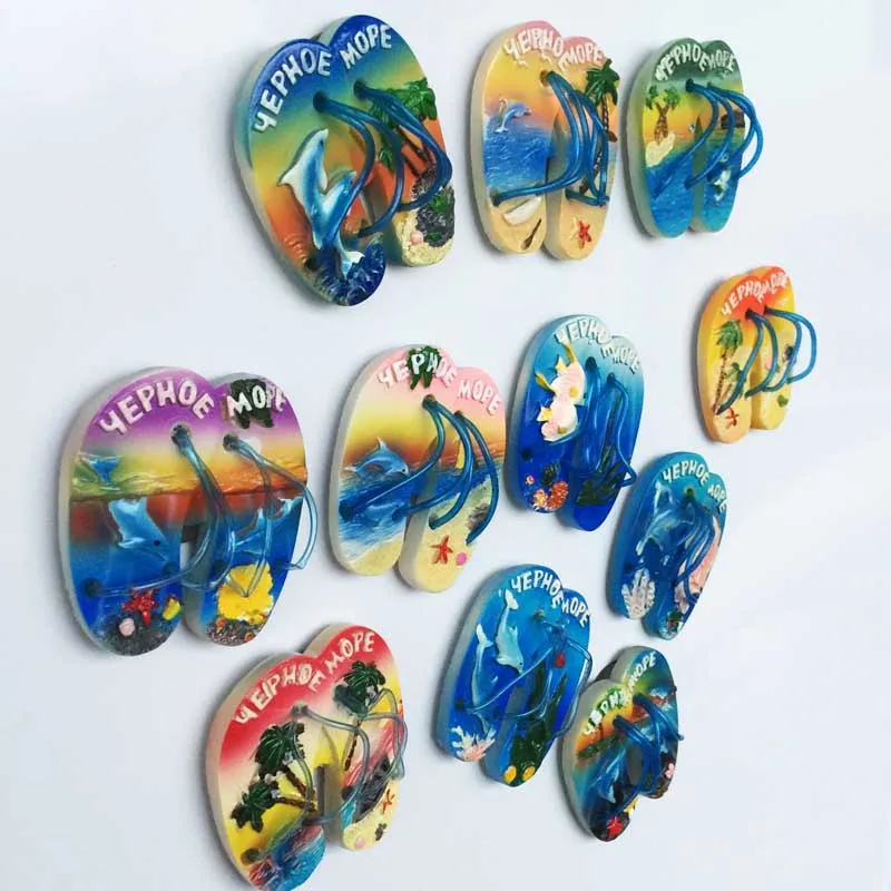 Россия креативный Туризм сувениры Черное море океан ветер трехмерные Вьетнамки