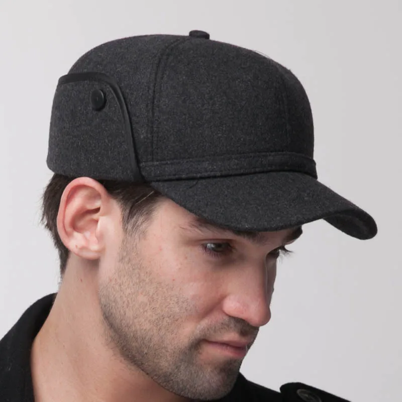 Winter Wool Baseball Cap Mens Ear Flap Warm Hats Thicken Fitted Cap Gorra Hombre Trucker Cap Wool Blend Dad Hat
Winter Wool Baseball Cap Mens Ear Flap Warm Hats Thicken Fitted Cap Gorra Hombre Trucker Cap Wool Blend Dad Hat