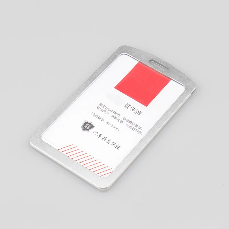 Etaofun, чехол для карт из алюминиевого сплава, металлический значок для работы, Id держатель, чехол для сотрудников, рабочий бизнес держатель для карт, чехол для мужчин и женщин, ремешок