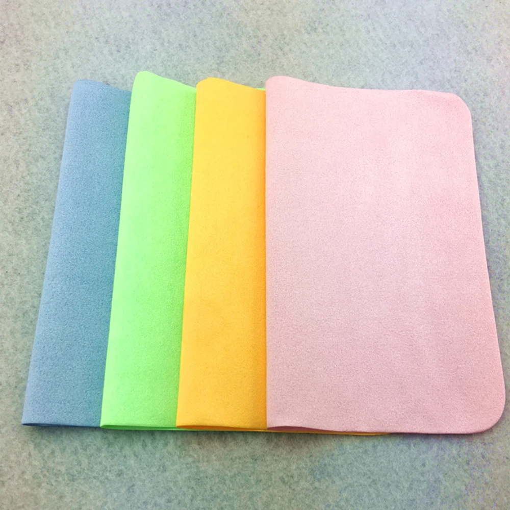 10PCS Random Color Glasses Cloth Copy Deerskin Microfiber Mirror Ultrafine Phone Screen Lens Wipe Eyewear Accessory | Аксессуары для