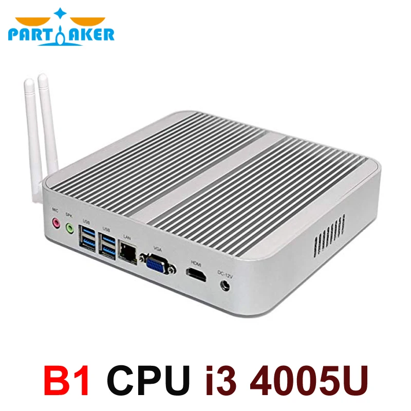 Самый дешевый мини ПК i3 Haswell Windows 10 Barebone компьютер Intel Core 4005U 1 7 ГГц HD 4400 Graphics HTPC wifi