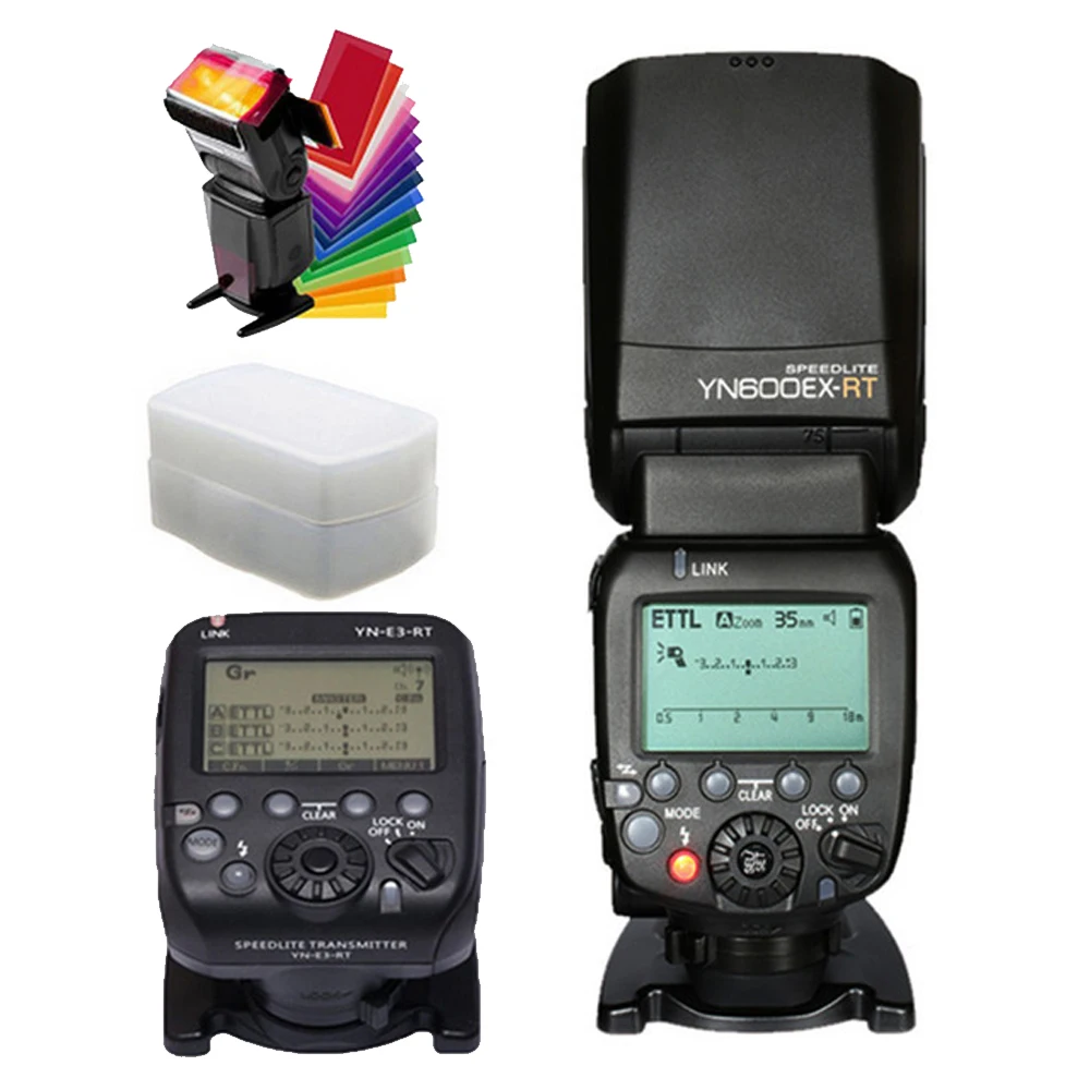 YONGNUO YN600EX RT II + YN E3 Master Flash Speedlite для Canon система радиозапуска RT|yongnuo yn600ex-rt|speedlite for