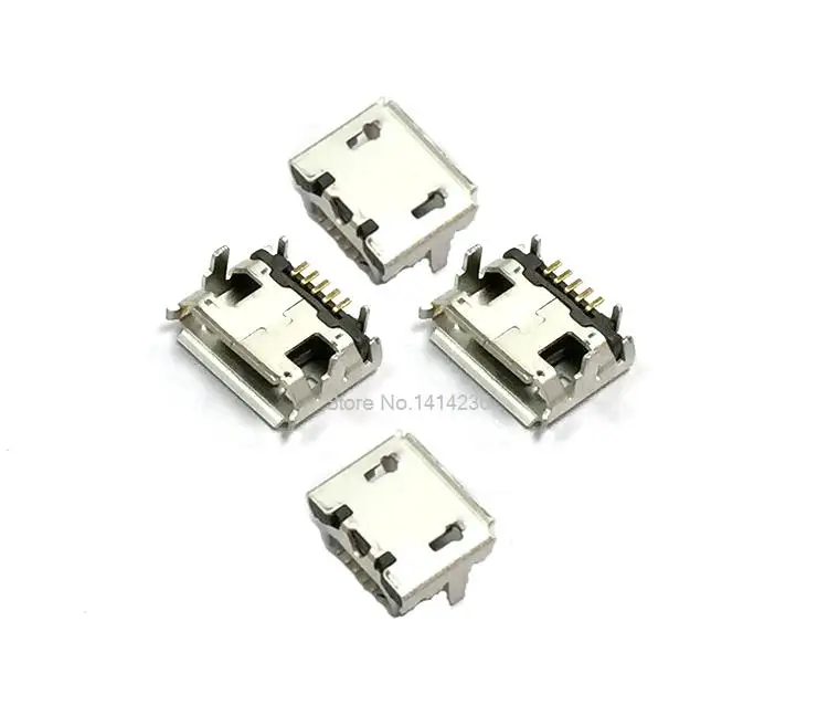 10 шт. бык рога micro usb 5pin USB гнездо