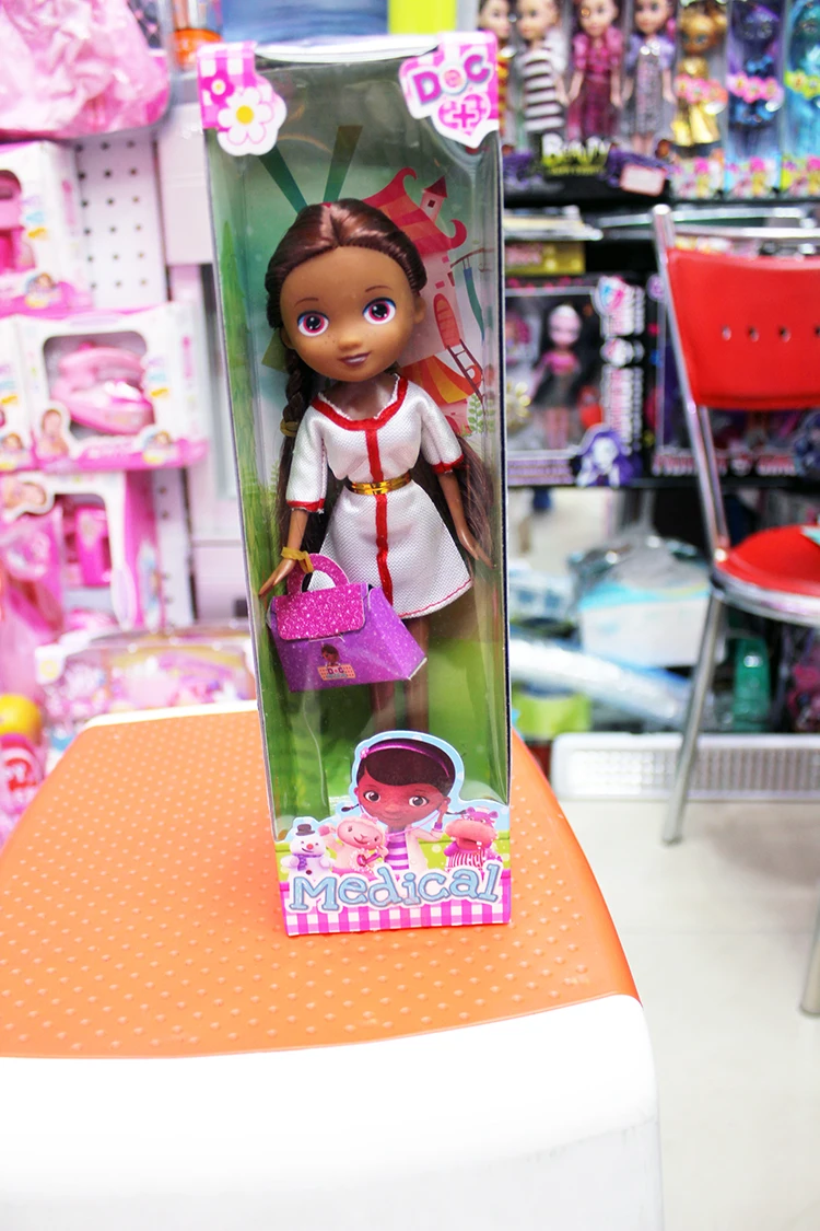 Горячие продажи 2 шт./компл. Doc McStuffins ПВХ Модель Игрушки Куклы Рождественский