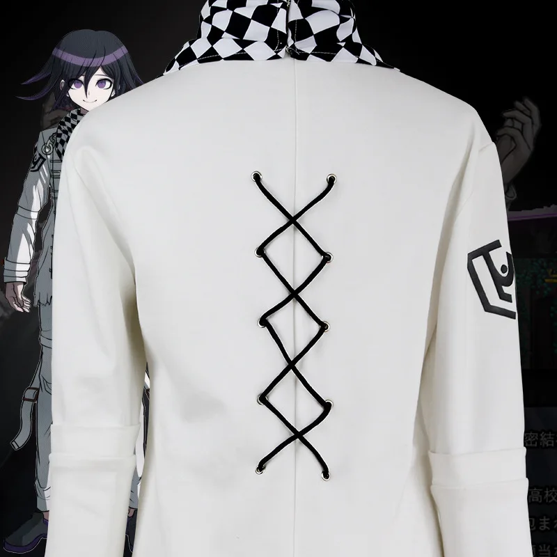 2019 аниме Danganronpa V3 Ouma kokichi косплей костюм японская игра школьная форма наряд пальто