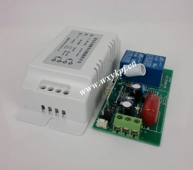 AC 220V 2CH RF Беспроводная система дистанционного управления передатчик и приемник 315
