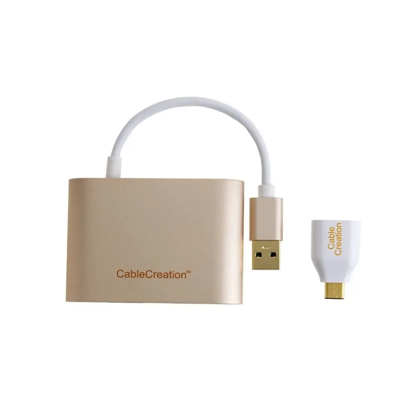 USB Hub 3-Port 3.0 with Gigabit Ethernet Port + C Adapter Compatible iMac MacBook Pro Air 2018 | Электроника