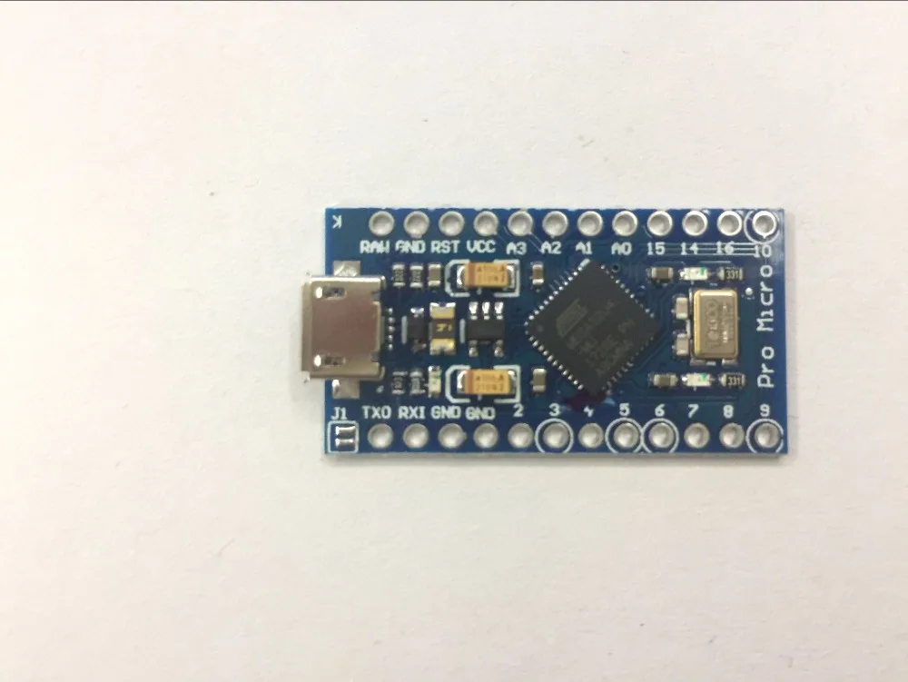 5 шт. мини USB ATmega32U4 Pro Micro в 16 МГц плата модуль для Arduino/Leonardo ATMega 32U4 контроллер замена