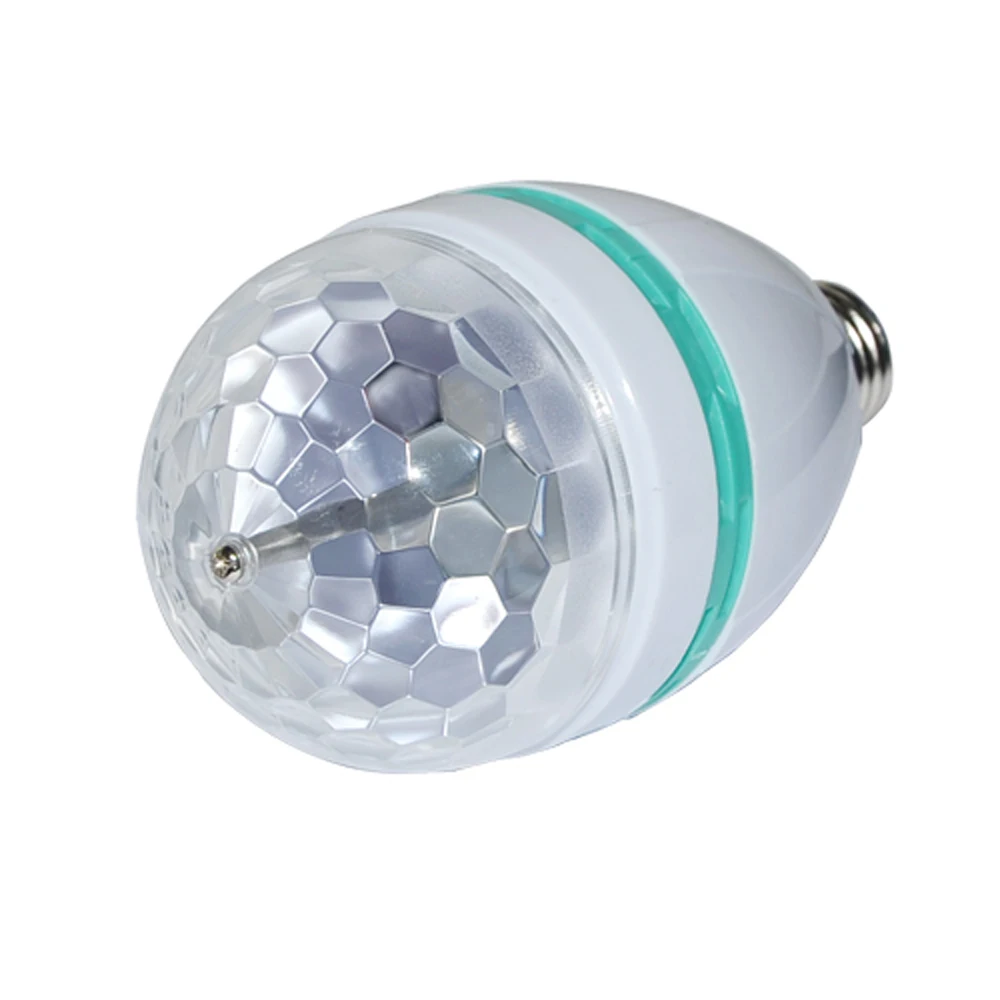 Горячий стиль E27 6 Вт AC85-265V светодиодные лампы Красочные RGB Точечный светильник Авто вращающийся светильник ing для KTV/бар/диско Декор Светильник ing 1 шт