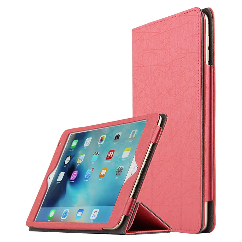 Чехол для Apple iPad Air, защитный кожаный чехол с подставкой, смарт-чехол для Apple iPad 5, планшет, 9,7 дюймов, защита - Цвет: Pink