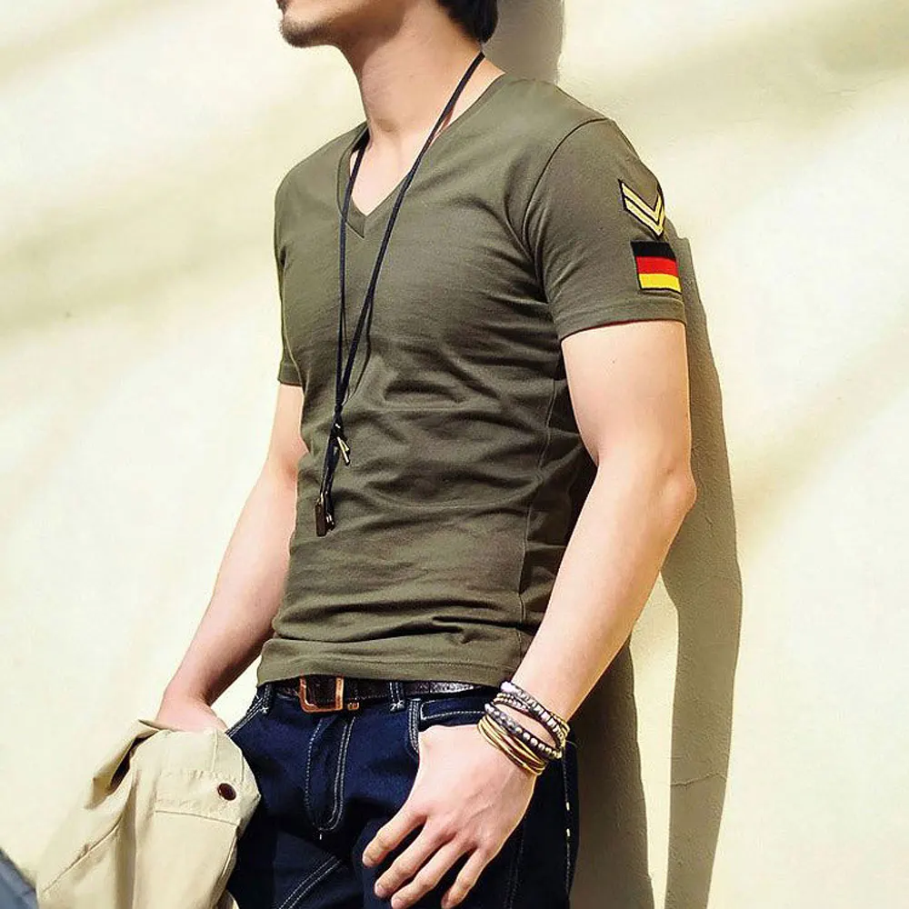 Мужские брендовые Футболки Плюс Эластичные Обтягивающие футболки для мужчин из