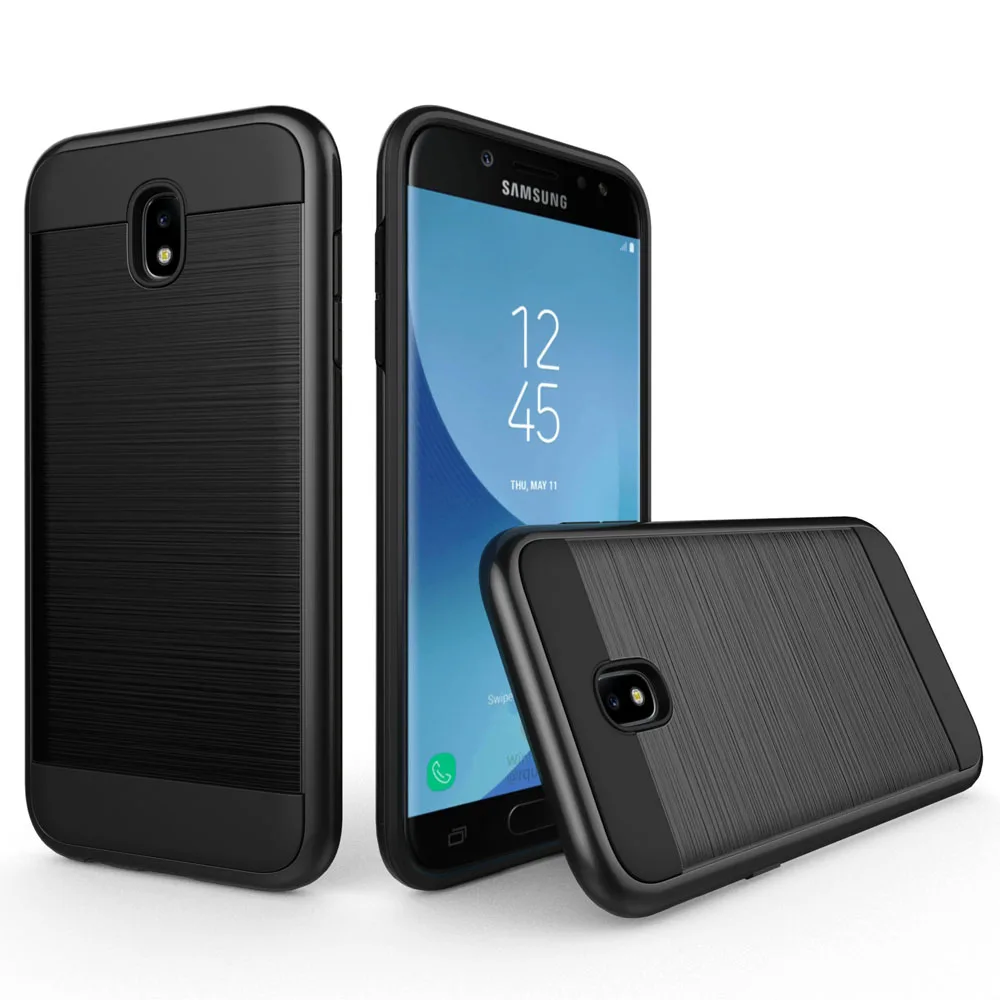 2в1 матовый защитный чехол противоударный для Samsung Galaxy J3 2018/J3 REACH/Eclipse 2/Orbit/Amp Prime 3/Sol
