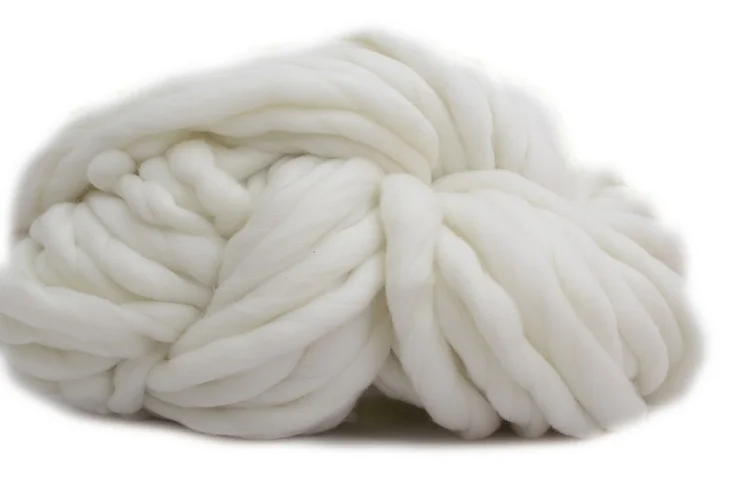 1 white Mylb 1 шт./250 супер толщина вискозной массивной пряжи ровинг пряжа для прядения ручного вязания пряжа зимняя теплая - Цвет: 1 white