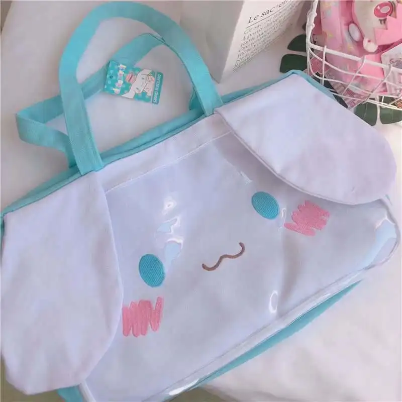 Милый мультфильм Cinnamoroll pompurin My Melody дорожная сумка с колесиками тканевая сумка для компьютера для женщин девочек ручной Багаж вместительная спортивная сумка сумки