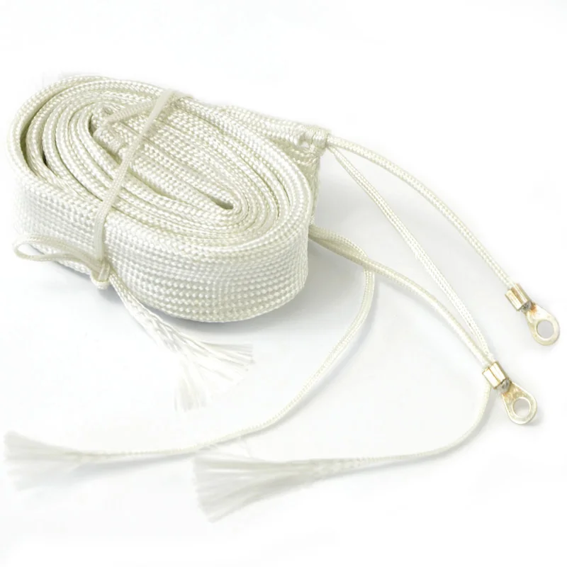 Нагревательная лента из стекловолокна 220 В длина 1 м 100 Вт температура для сухих