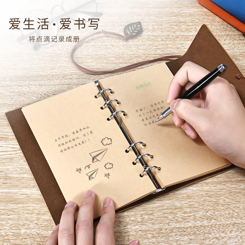 Сумка для документов A6 A7 спиральная многоразовая путешествий|travel journal|loose leaftravel