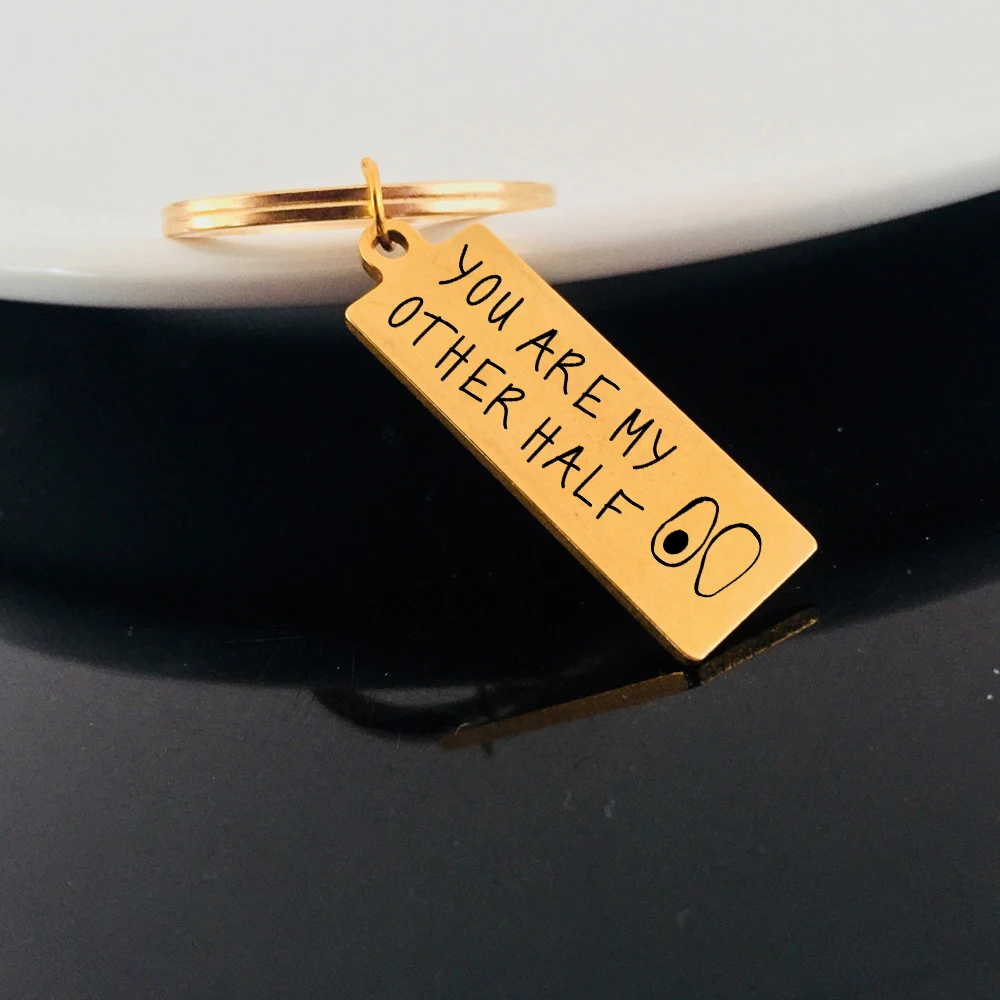 Креативный брелок авокадо вы мой второй половинчатый высококачественный