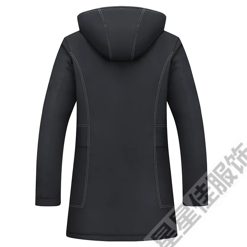 Плюс 10XL 9XL 8XL 6XL длинная теплая зимняя куртка Мужская ветрозащитная брендовая одежда мужское хлопковое осеннее пальто качественная черная пуховая парка для мужчин