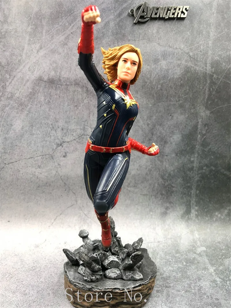 Мстители Марвел Капитан 23 см фигурка Carol Danvers 1/10 статуя KO's железные студии