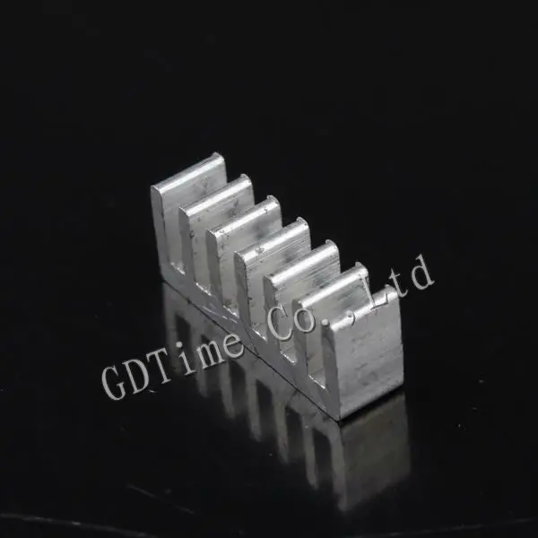 5000 шт. в партии алюминий 15X4X6MM IC LED Охлаждающий радиатор вентилятора теплоотвод