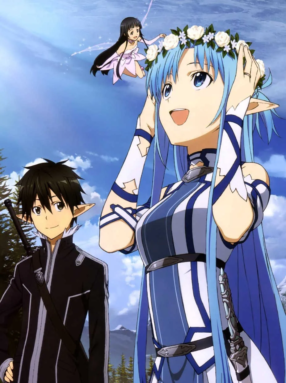 Sword art online SAO аниме персонажи сексуальная девушка Асуна& кремнезема лист пистолет Гейл интернет Синон одеяло и пододеяльник
