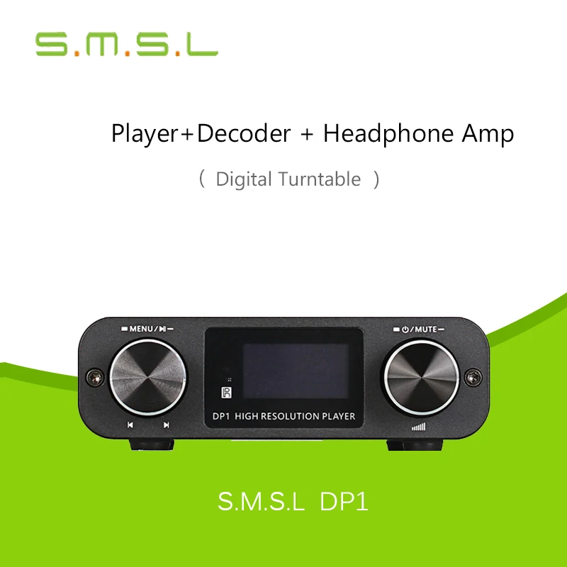 Усилители 2017 SMSL DP1 HIFI проигрыватель декодер ЦАП 32 бит усилитель для наушников SD &