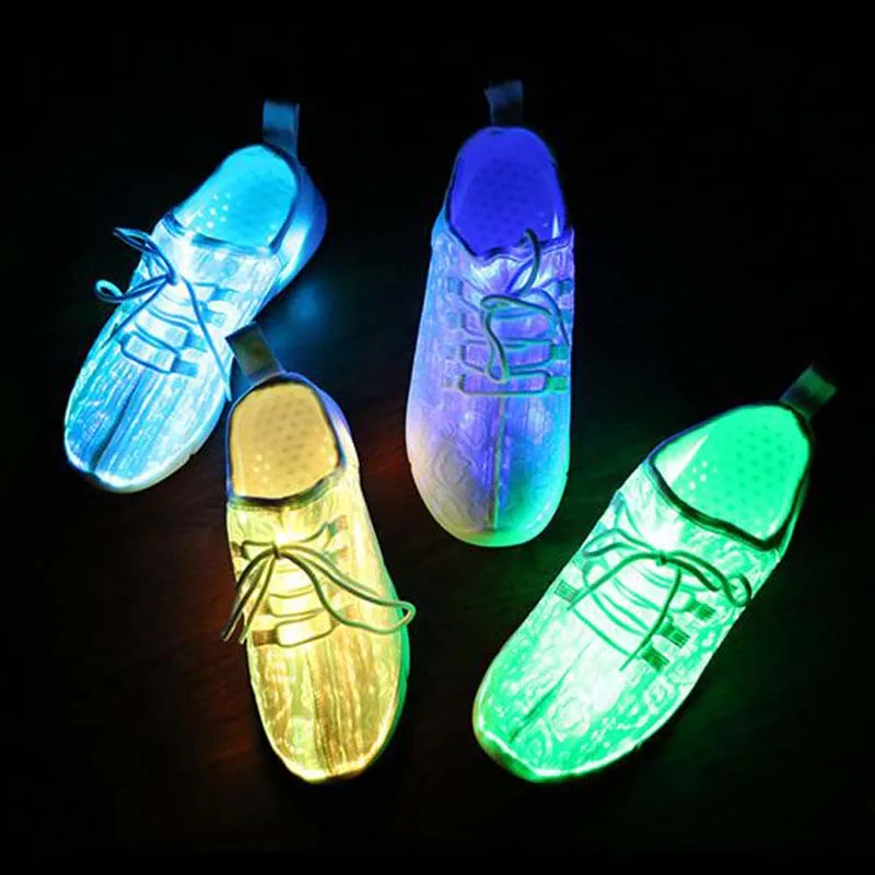 2018 new LED lighthing shoes men women casual glowing USB charging flash coconut lighting ultralight lovers | Детская одежда и