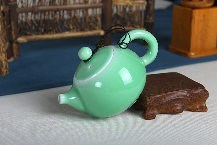 Чайный набор хрустящая глазурь Ge Kiln Longquan Celadon Zisha керамика искусство Тай Тхи китайский чайный горшок фарфор Исин глина антикварный чайный горшок
