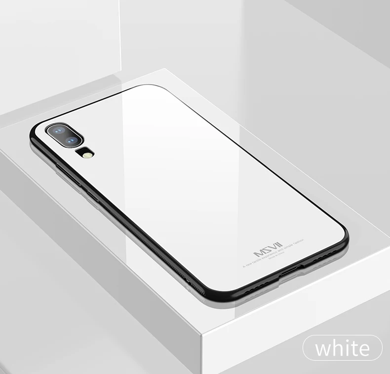 MSVII зеркальная стеклянная крышка huawei P10 P20 P30 чехол Coque huawei P20 P30 Pro P10 Plus чехол силиконовая рамка Крышка P10 P20 P30 Lite