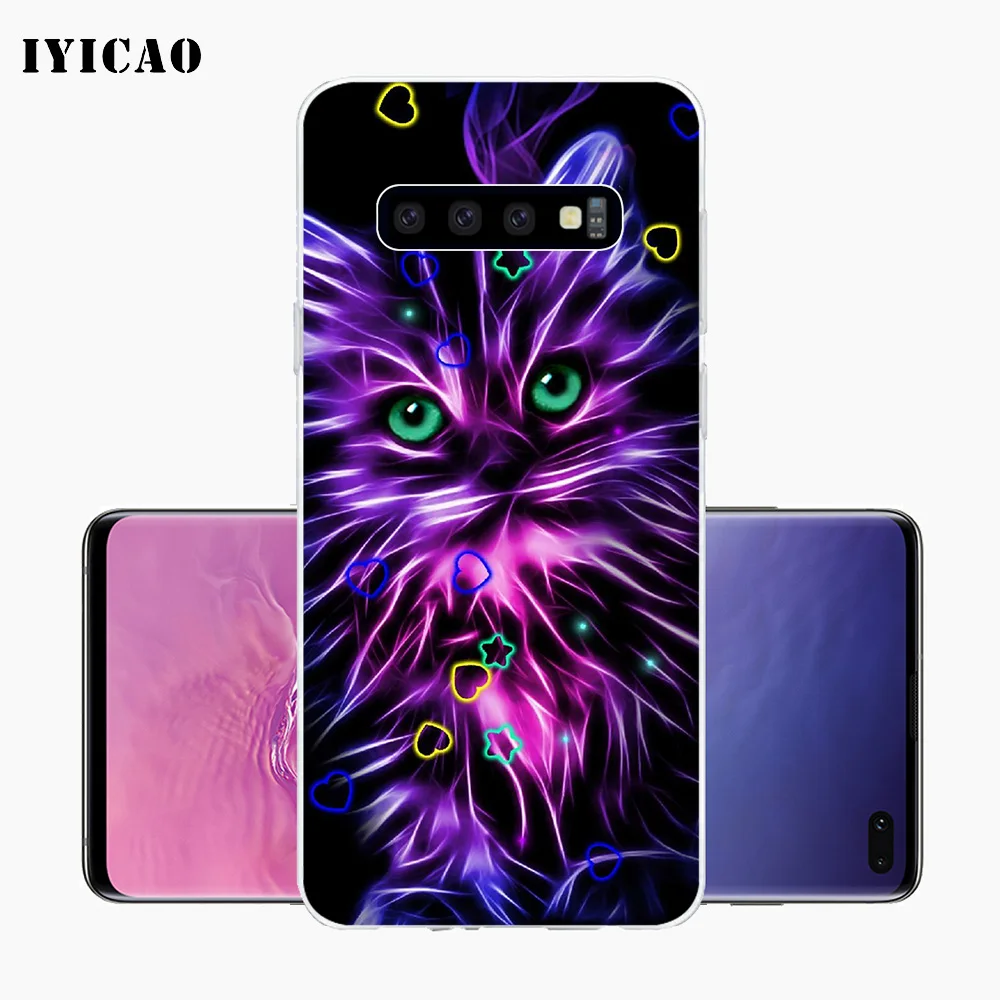 Мягкий силиконовый чехол IYICAO для Samsung Galaxy S10e S10 S9 S8 Plus S7 Edge TPU | Мобильные телефоны и