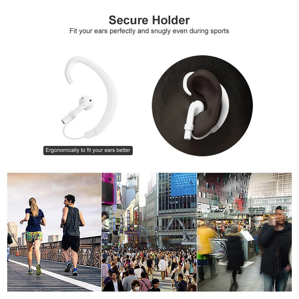 1 пара беспроводных держателей для ушных крючков Airpods DJA99|Аксессуары наушников| |