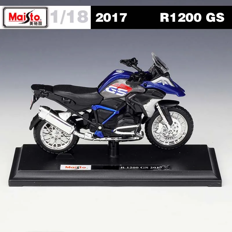 Maisto 1:18 R1200 GS Rallye ADV Мотоцикл Велосипед литье под давлением модель игрушки Детские игрушки Подарки Новинка в коробке