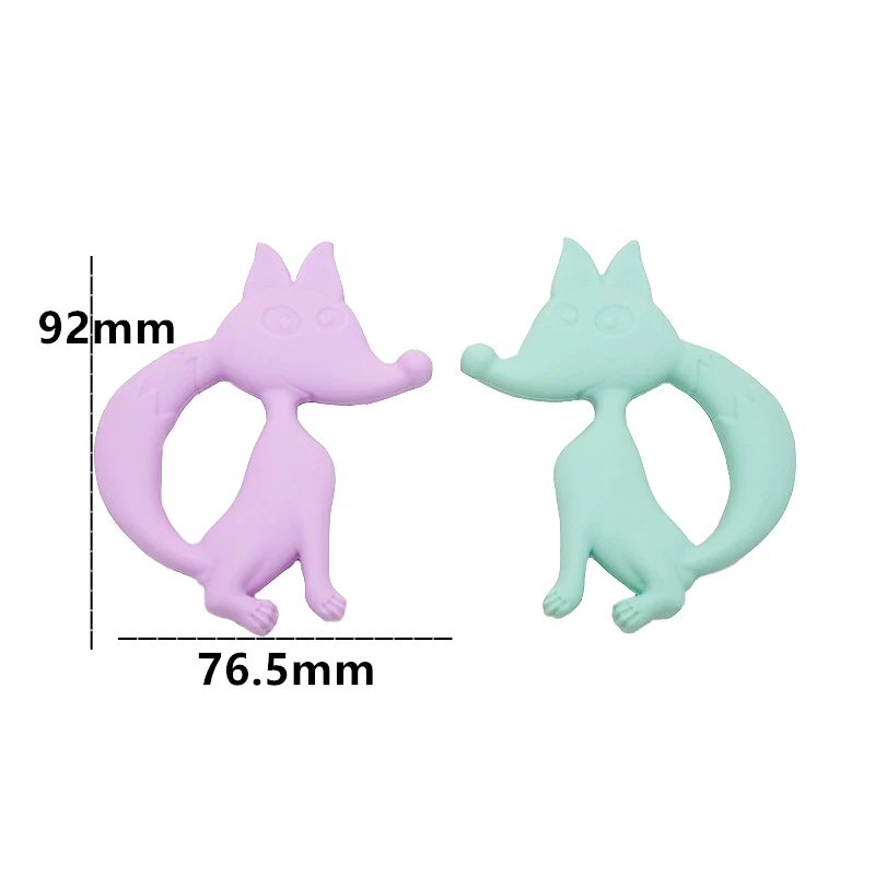 Ченкэй 10 шт. Детские Прорезыватель для зубов силиконовый лиса игрушки