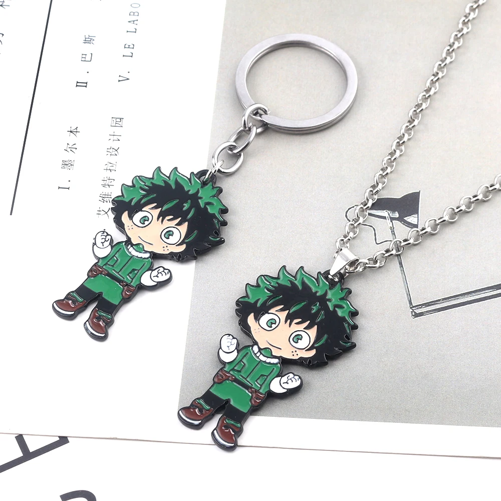 Ожерелье с надписью «My Hero Academy» izku Midoriya Katsuki Bakugou, металлические подвески из шото Тодороки, ювелирные изделия, подарок