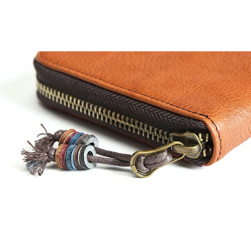 AETOO ретро первый слой кожаный мужской короткий кошелек Кошелек молодежный Повседневный Кошелек на молнии для мужчин и женщин пара
