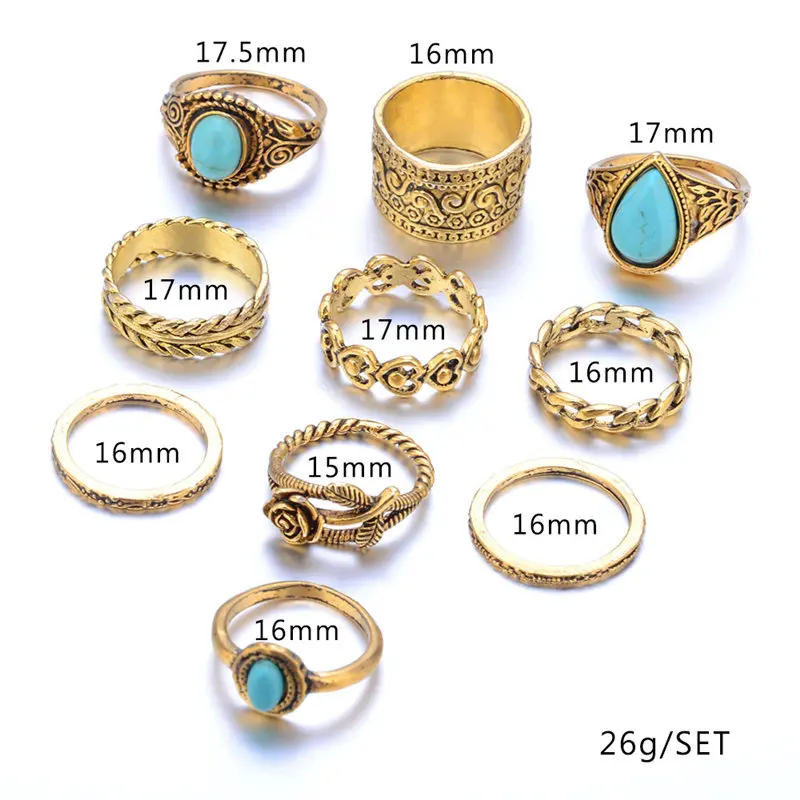 Женское кольцо в стиле стимпанк Винтажное богемном с резной цветочной розой