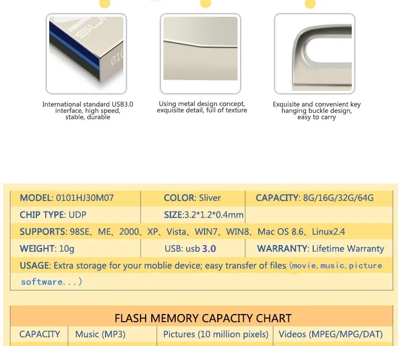 Suntrsi флеш-накопитель USB 3,0 64 ГБ флеш-накопитель водонепроницаемый 32 ГБ 16 ГБ флеш-накопитель Высокое качество 8 Гб USB флешка 3,0 флеш USB