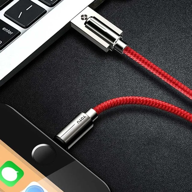 TOTU usb type-C кабель для samsung Note 9 8 Plus type-C USB-C кабель для передачи данных Быстрая зарядка зарядное устройство провода линии кабели для huawei Xiaomi - Цвет: Red
