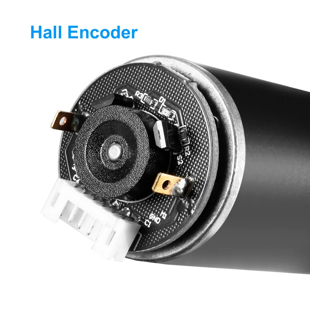 UXCELL(R) 1 шт. 25 кг. см самоблокирующийся червячный редуктор с кодировщиком и кабелем