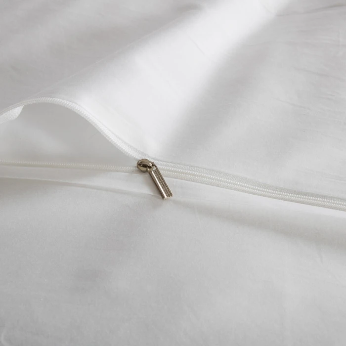 2017 роскошный белый комплект постельного белья с вышивкой 4 предмета Королевский