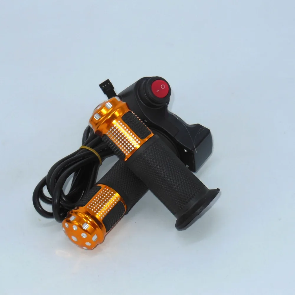 12-84V E-Bike Electric Scooter Throttle Handle with 2 Speed and Digital Voltage Indicato | Bicycle Accessories