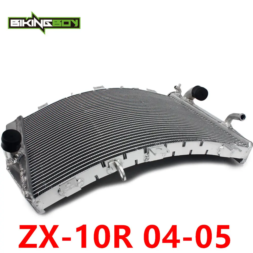ZX10R 04-05 BIKINGBOY для Kawasaki Ninja ZX10R ZX-10R ZX10-R 04 05 06 07 08 09, 10, 11, 12, 13, 14, 15, 16, 17, радиатор охлаждения двигателя кулер для воды - Цвет: ZX10R 04-05