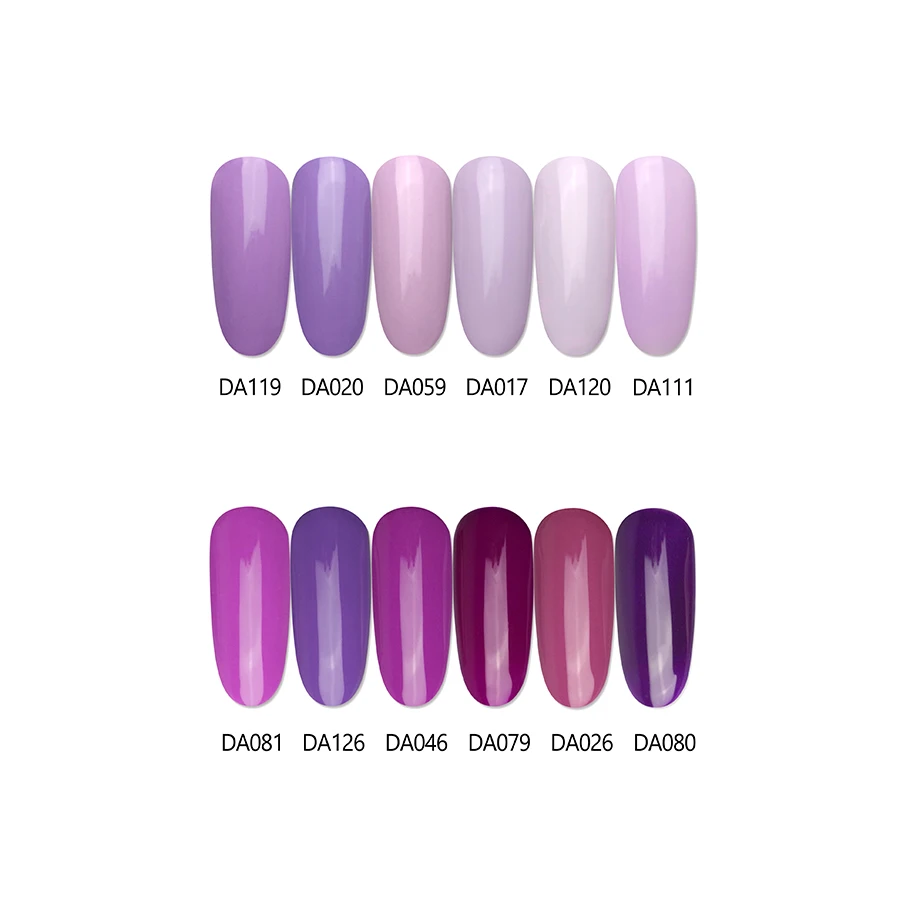 Дизайн ногтей салон лавандовый цвет фиолетовый серия Led гель лак для длительный
