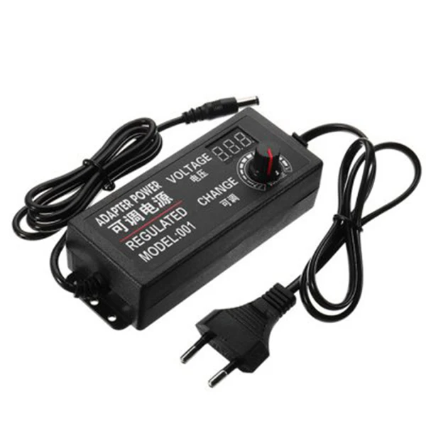 Регулируемый AC в DC 9 V-24 V 3A 72W Универсальный Регулируемый адаптер питания дисплей экран переключения питания зарядное устройство Adatper