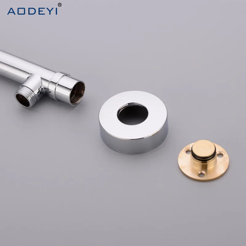 AODEYI набор для душа для ванной комнаты, настенный латунный душевой кронштейн+ квадратная душевая головка из нержавеющей стали 8 дюймов+ 150 см душевой шланг