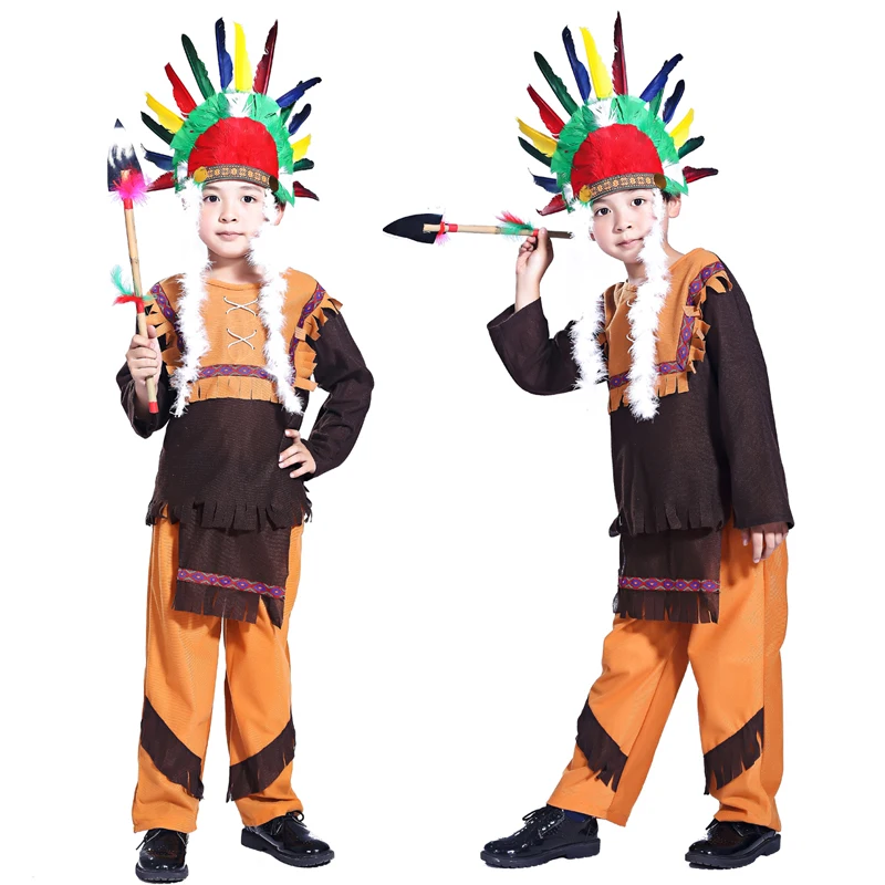 Бесплатная доставка детская одежда на Хэллоуин для мальчиков индийская